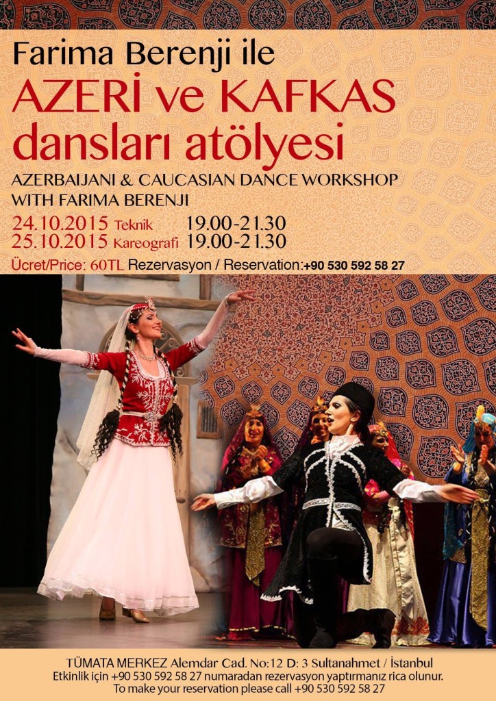 Azeri and Caucasian Dance Workshop with Farima Berenji