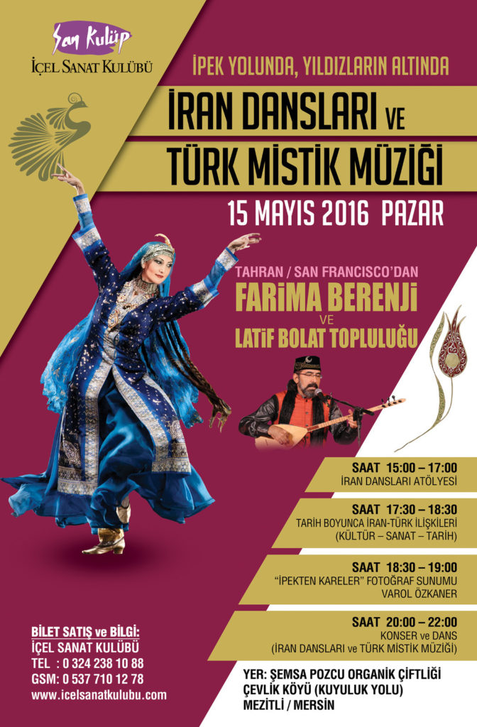 Classical Persian and Sacred Dance Workshop and Concert